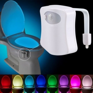 Lumină pentru WC cu zenzor de mișcare