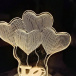 Lampă decorativă 3D - inimioare
