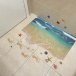 Autocolante 3D pentru podea - plajă