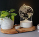 Lampă decorativă 3D - glob