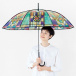 Umbrelă cu model - vitralii