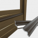 Bandă de etanșare pentru ferestre și uși - maro